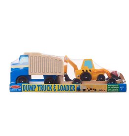 MELISSA & DOUG MD2757 DUMP TRUCK & LOADER