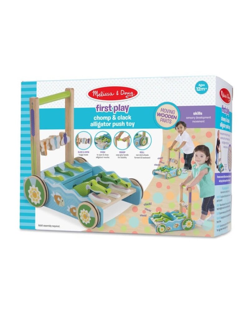 MELISSA & DOUG MD3129 FIRST PLAY - CHOMP AND CLACK ALLIGATOR