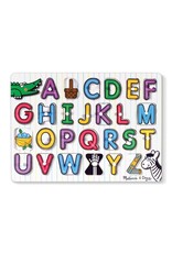 MELISSA & DOUG MD3272 SEE-INSIDE ALPHABET PEG PUZZLE