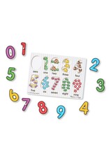 MELISSA & DOUG MD3273 SEE-INSIDE NUMBERS PEG PUZZLE