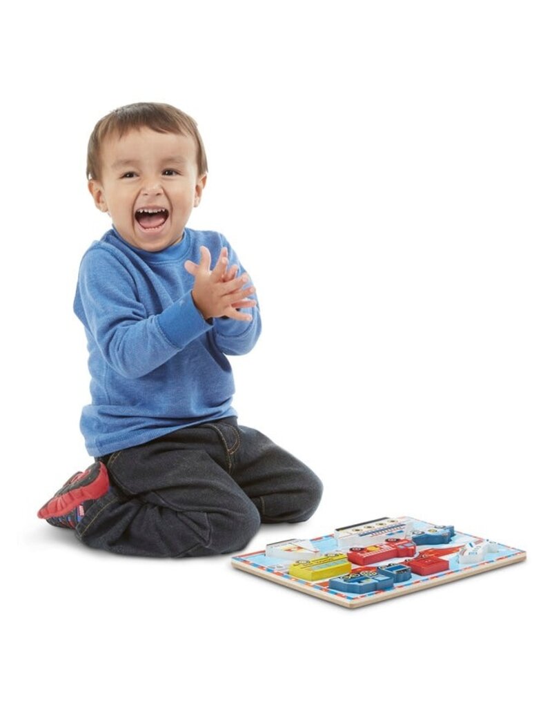 MELISSA & DOUG MD3725 VEHICLES CHUNKY PUZZLE