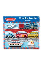 MELISSA & DOUG MD3725 VEHICLES CHUNKY PUZZLE