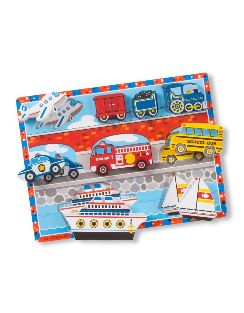 MELISSA & DOUG MD3725 VEHICLES CHUNKY PUZZLE