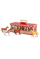 MELISSA & DOUG MD3744 TAKE-ALONG SHOW-HORSE STABLE