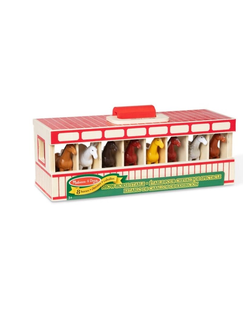 MELISSA & DOUG MD3744 TAKE-ALONG SHOW-HORSE STABLE
