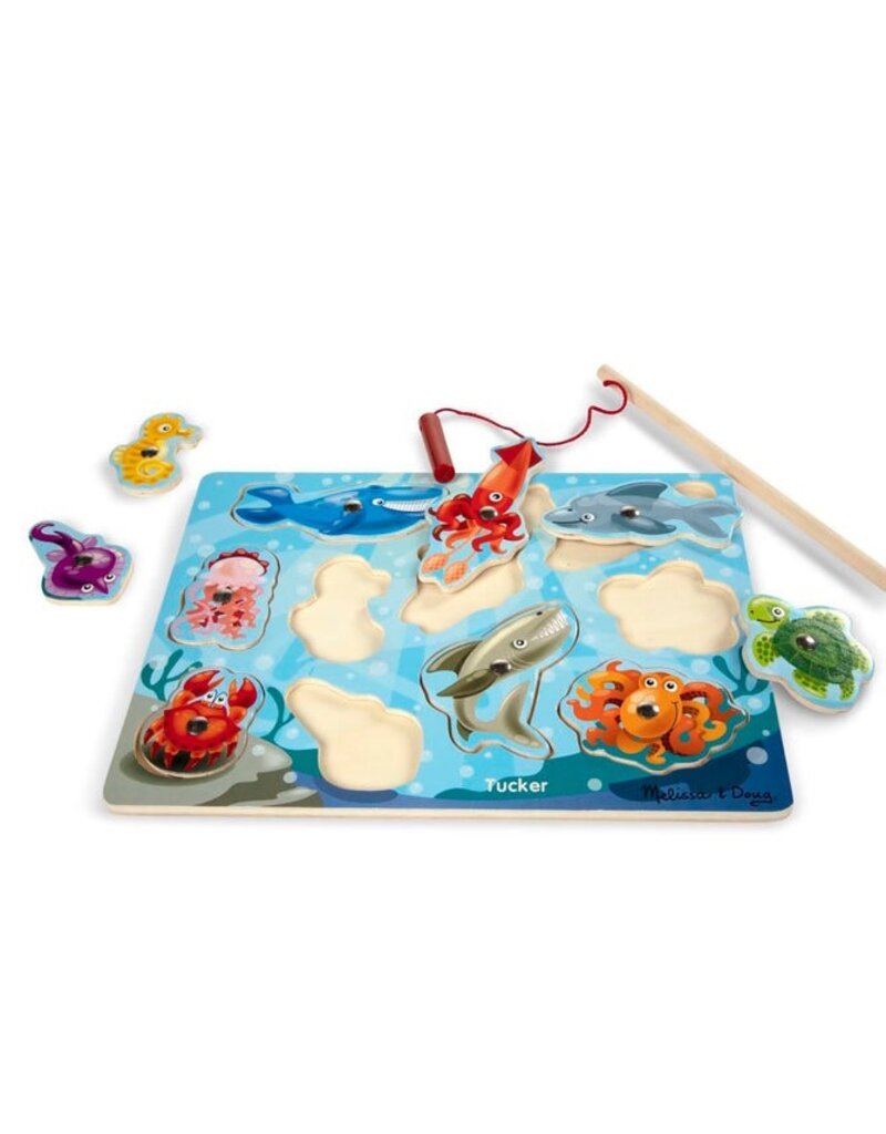 MELISSA & DOUG MD3778 FISHING MAGNETIC PUZZLE GAME