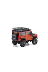 KYOSHO KYO32531MO MINI-Z 4X4 READYSET DEFENDER D90 ADVENTURE: PHOENIX ORANGE/ SANTORINI BLACK