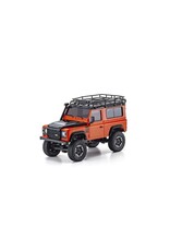 KYOSHO KYO32531MO MINI-Z 4X4 READYSET DEFENDER D90 ADVENTURE: PHOENIX ORANGE/ SANTORINI BLACK