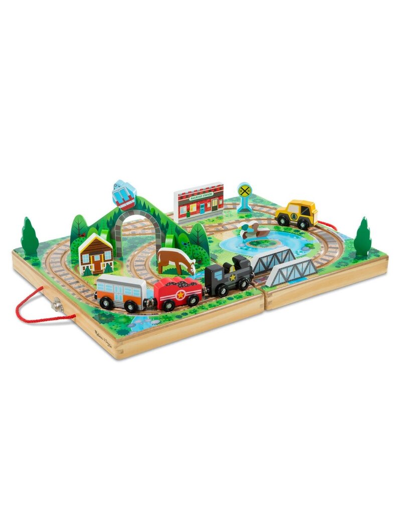 MELISSA & DOUG MD30140 TAKE-ALONG RAILROAD