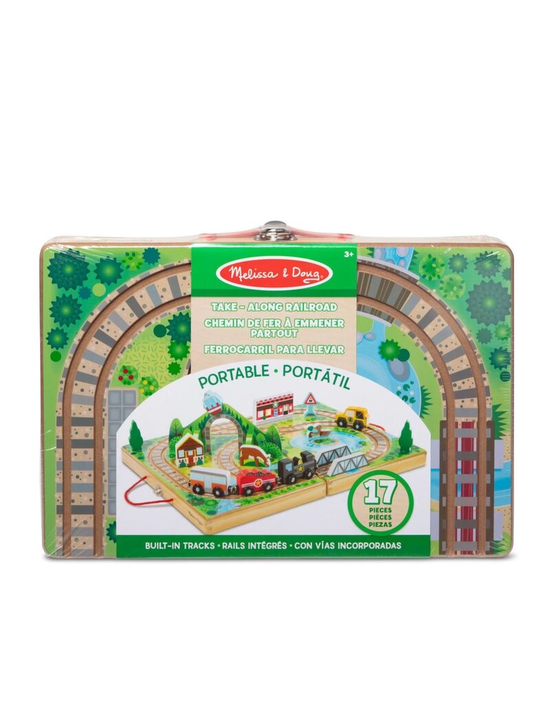 MELISSA & DOUG MD30140 TAKE-ALONG RAILROAD
