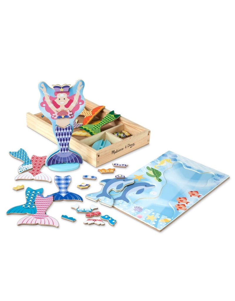MELISSA & DOUG MD30320 MERMAID MAGNETIC DRESS-UP PLAY SET