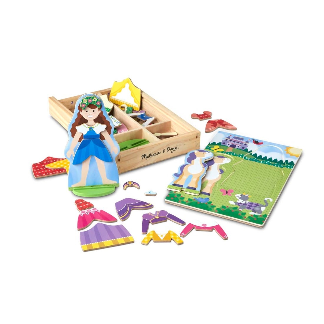 MD30321 PRINCESS MAGNETIC DRESS-UP PLAY SET