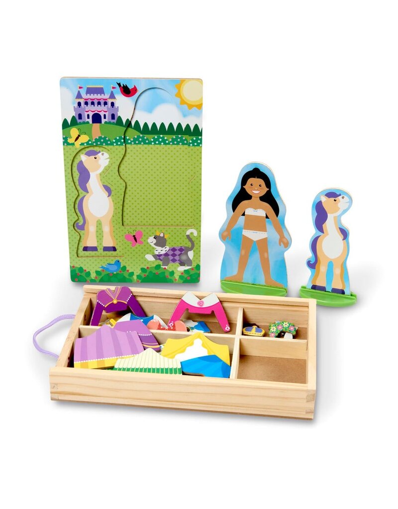MELISSA & DOUG MD30321 PRINCESS MAGNETIC DRESS-UP PLAY SET