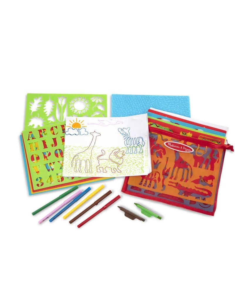 MELISSA & DOUG MD30624 STENCIL ACTIVITY SET