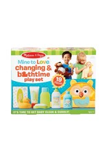 MELISSA & DOUG MD31703 MINE TO LOVE CHANGING & BATHTIME PLAY SET