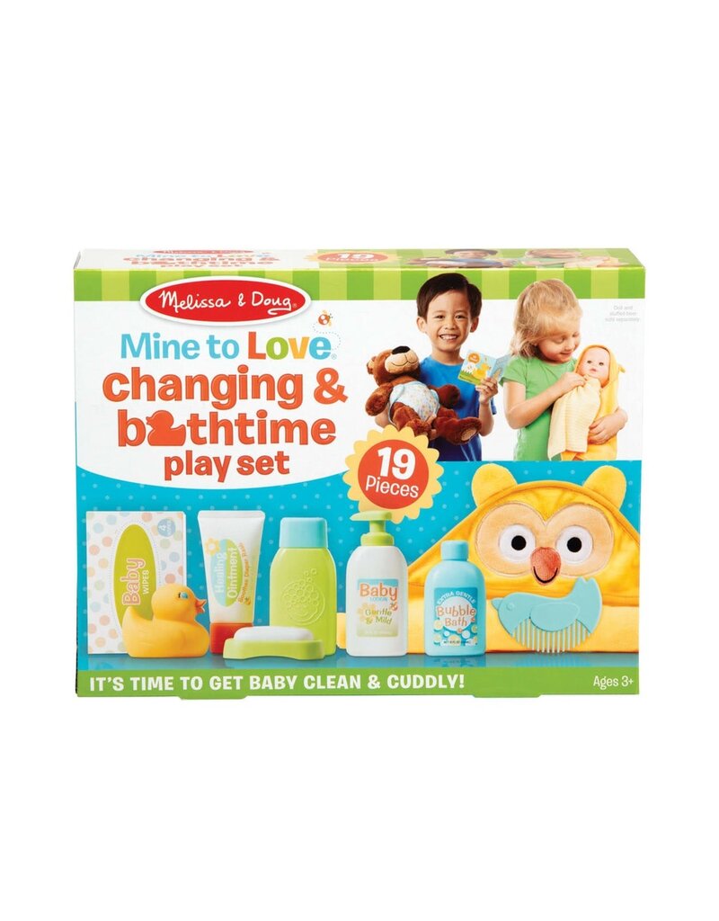 MELISSA & DOUG MD31703 MINE TO LOVE CHANGING & BATHTIME PLAY SET