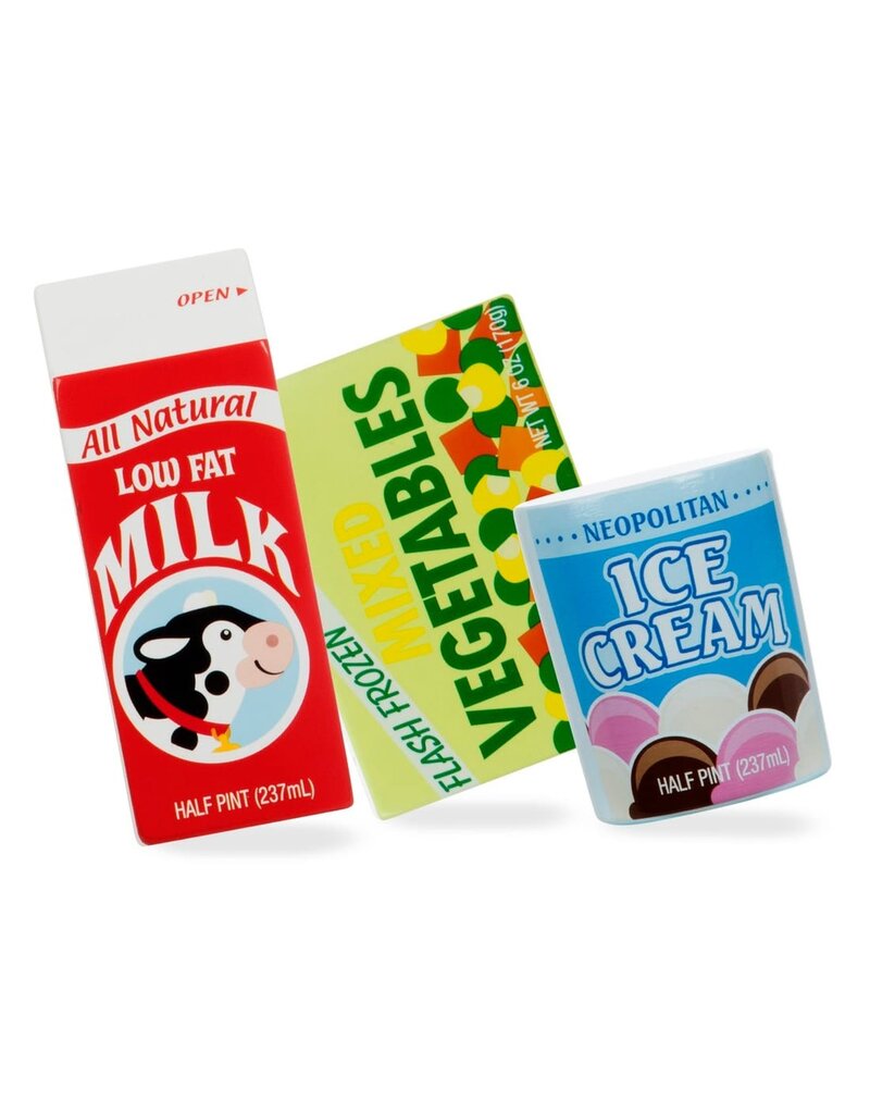 MELISSA & DOUG MD50526 WOODEN FRIDGE FOOD