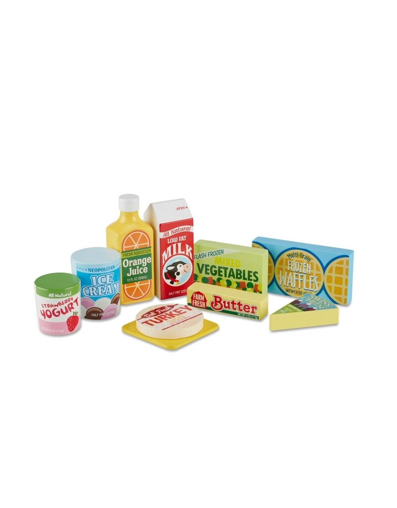 MELISSA & DOUG MD50526 WOODEN FRIDGE FOOD