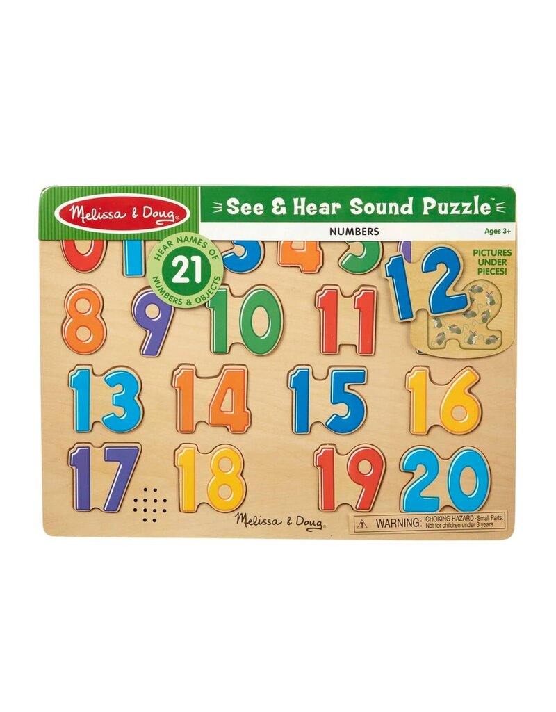 MELISSA & DOUG MD339 NUMBERS SOUND PUZZLE