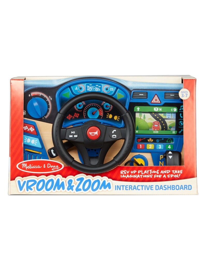 MELISSA & DOUG MD31705 VROOM & ZOOM INTERACTIVE DASHBOARD