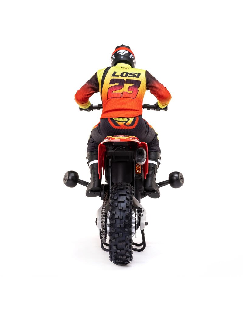 LOSI LOS06000T1 1/4 PROMOTO-MX MOTORCYCLE RTR, FXR (RED)