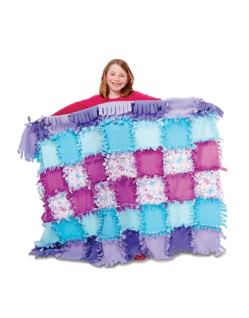 MELISSA & DOUG MD30095 CREATED BY ME - BUTTERFLY FLEECE QUILT