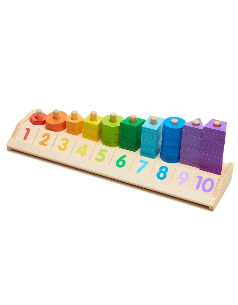 MELISSA & DOUG MD9275 COUNTING SHAPE STACKER