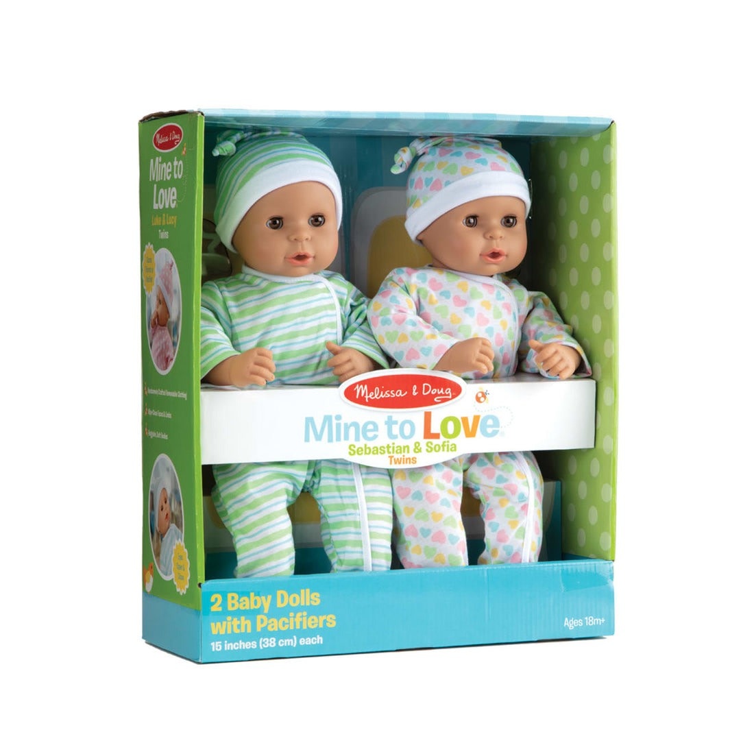 MD31731 SEBASTIAN & SOFIA TWINS - 12" DOLLS