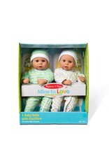 MELISSA & DOUG MD31731 SEBASTIAN & SOFIA TWINS - 12" DOLLS