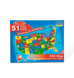 MELISSA & DOUG MD440 U.S.A MAP FLOOR (51 PC)