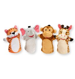 MELISSA & DOUG MD9081 ZOO FRIENDS HAND PUPPETS