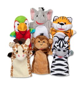 MELISSA & DOUG MD9118 SAFARI PUPPET SET