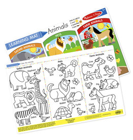 MELISSA & DOUG MD5022 ANIMALS LEARNING MAT
