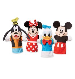 MELISSA & DOUG MD51310 MICKEY MOUSE SOFT CUDDLY HAND PUPPETS