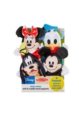 MELISSA & DOUG MD51310 MICKEY MOUSE SOFT CUDDLY HAND PUPPETS