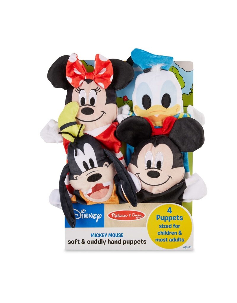 MELISSA & DOUG MD51310 MICKEY MOUSE SOFT CUDDLY HAND PUPPETS