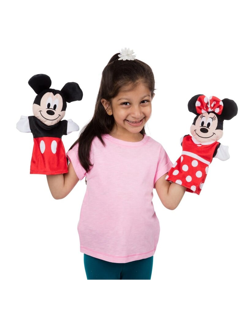 MELISSA & DOUG MD51310 MICKEY MOUSE SOFT CUDDLY HAND PUPPETS