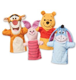 MELISSA & DOUG MD7552 WINNIE THE POOH SOFT AND CUDDLY HAND PUPPETS