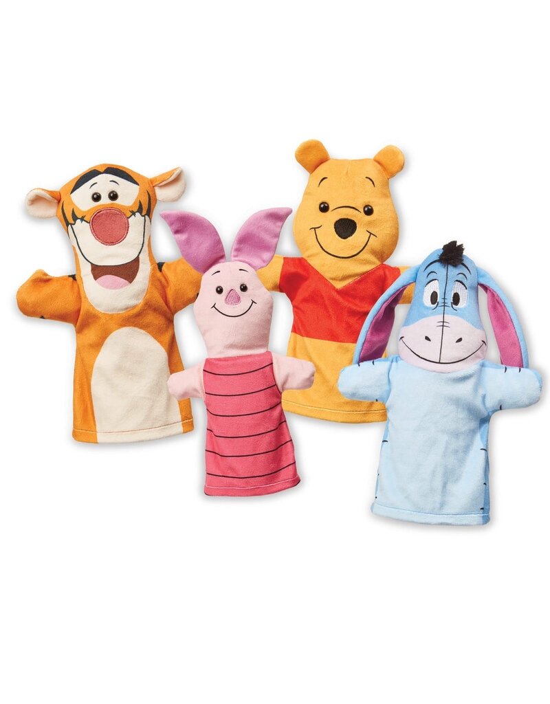 MELISSA & DOUG MD51311 WINNIE THE POOH SOFT AND CUDDLY HAND PUPPETS