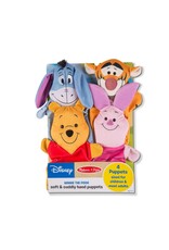 MELISSA & DOUG MD51311 WINNIE THE POOH SOFT AND CUDDLY HAND PUPPETS