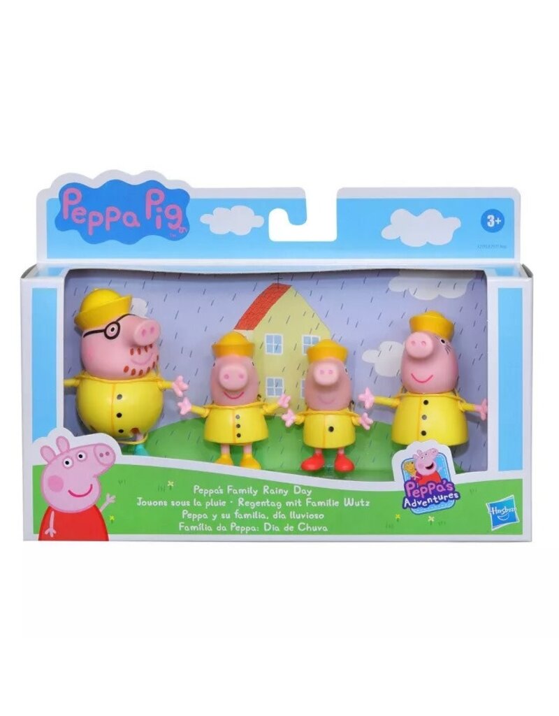 HASBRO HAS F2171/F2193 PEPPA PIG: PEP PEPPAS FAMILY RAINY DAY