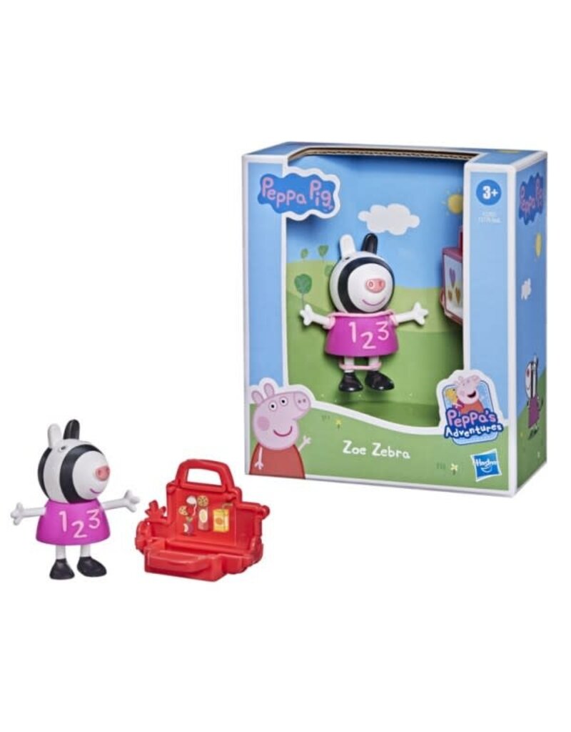 HASBRO HAS F2179/F2207 PEPPA PIG: PEP PEPPAS FUN FRIENDS: ZOE ZEBRA