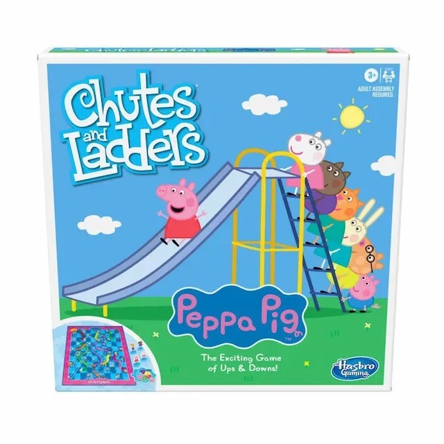 HAS F2927 PEPPA PIG: CHUTES AND 6 LADDERS BOARD GAME