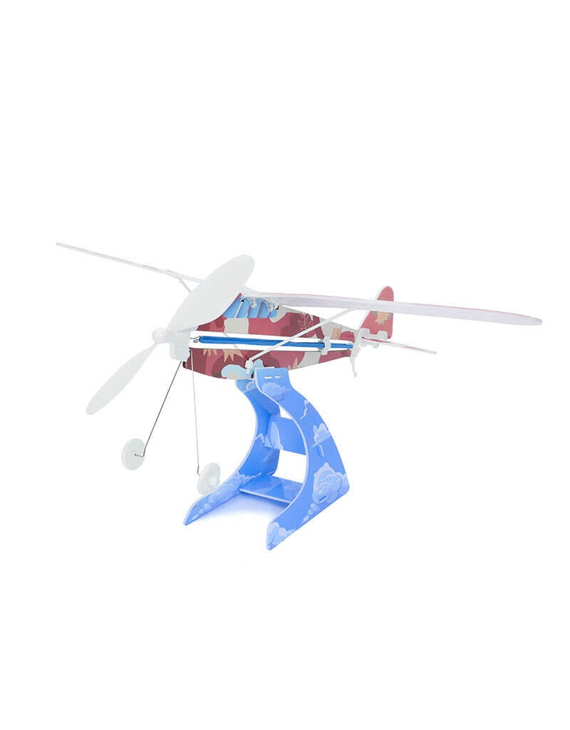 PLAY STEM PYSXP04201C RUBBER BAND AIRPLANE SCIENCE - HIGH WING