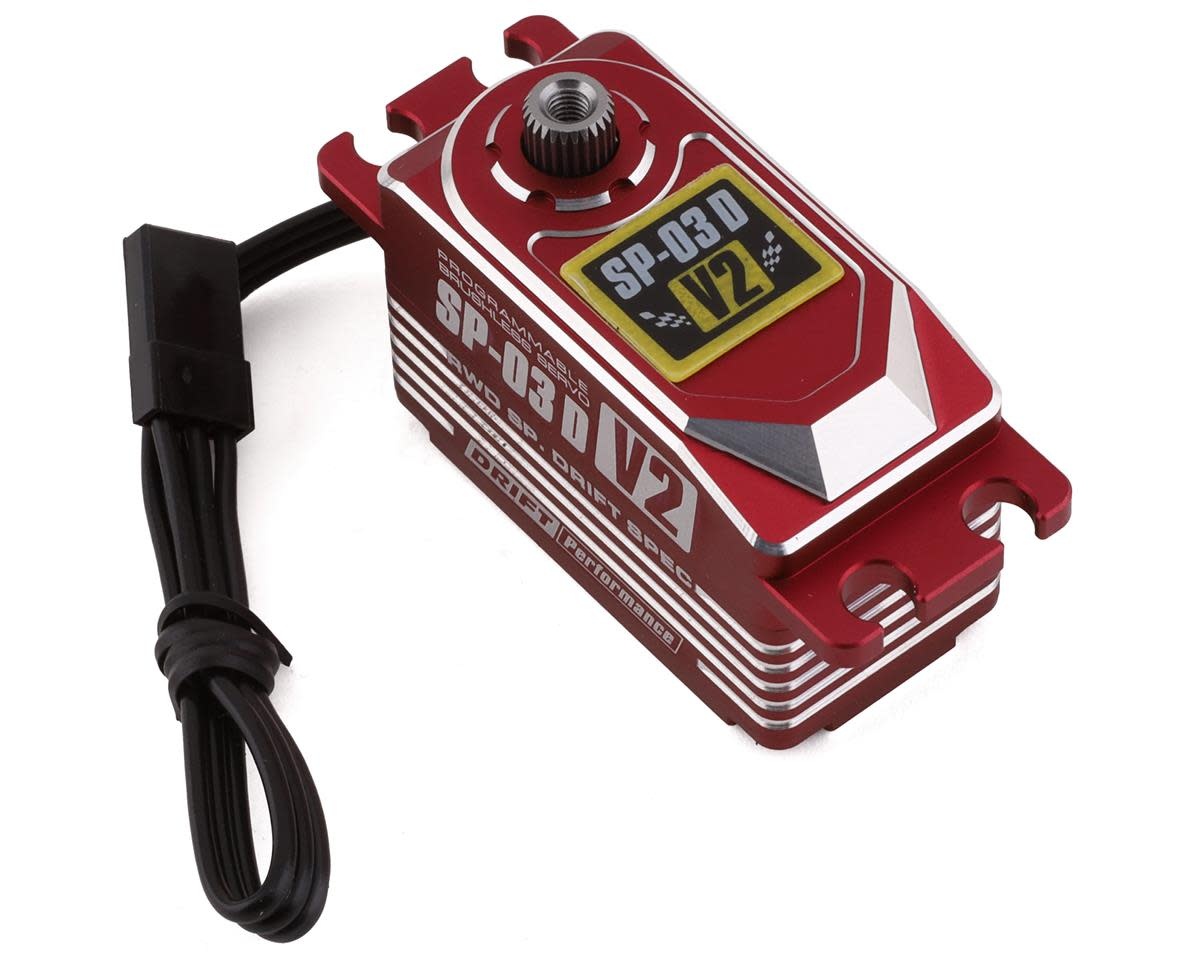 YOKSP-03DV2RA SP-03 D V2 PROGRAMABLE BRUSHLESS DRIFT SERVO (RED) (HIGH VOLTAGE)