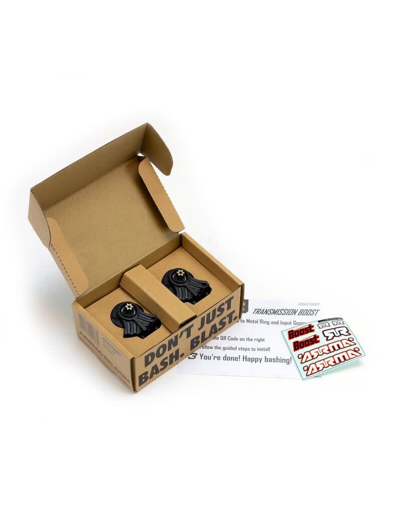 ARRMA ARA210007 FRONT & REAR METAL DIFF BOOST BOX