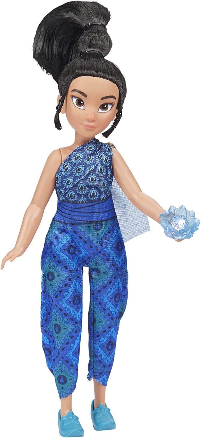 HAS E9468 DISNEY RAYA AND THE LAST DRAGON DOLL: YOUNG RAYA & KUMANDRA FLOWER