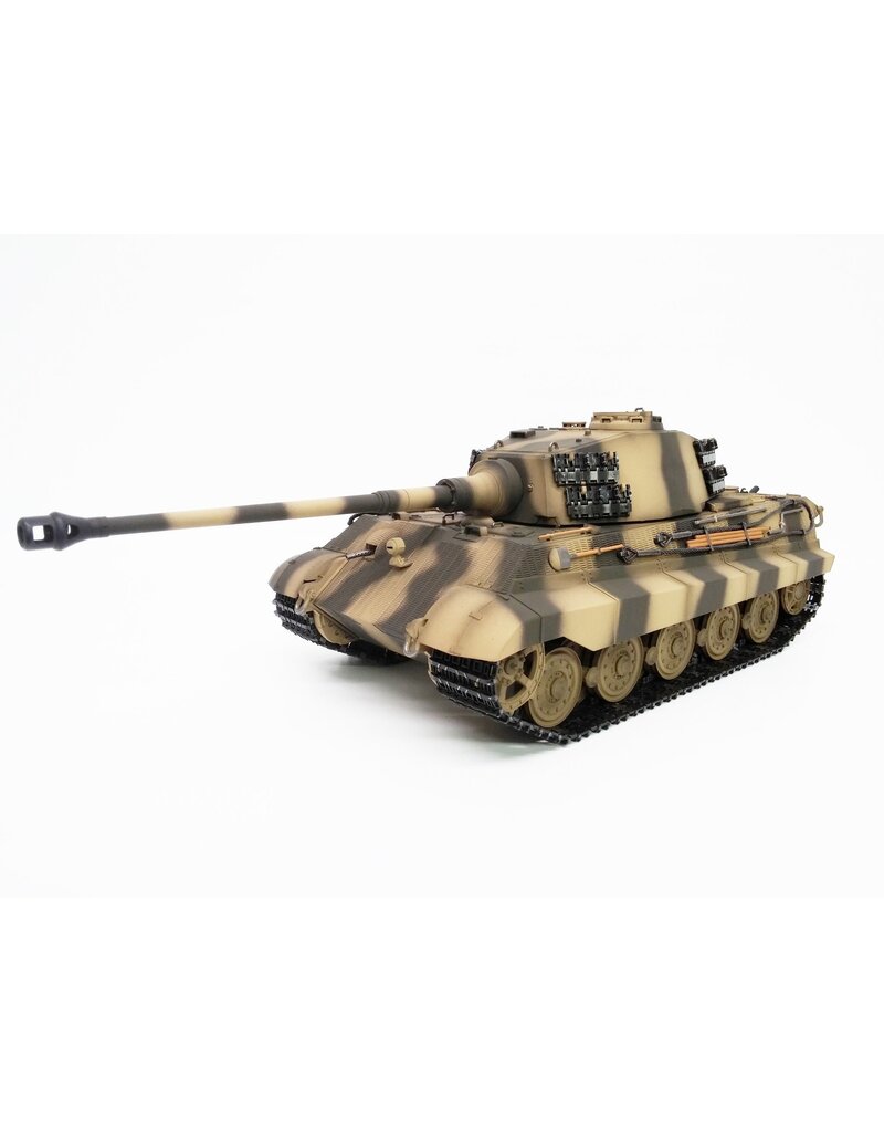 TORRO TOR13530 GERMAN KING TIGER WITH SMOKE AND SOUND BB VERSION CAMO PAINT