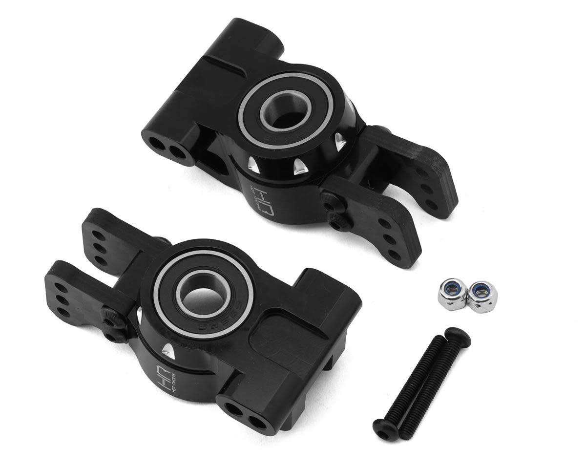 HRASLG22M01 ALUMINUM REAR AXLE CARRIERS W/ HD BEARINGS FOR TRAXXAS SLEDGE (2)