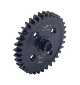 HOT RACING HRASSLG34M15 MOD 1.5 34T STEEL SPUR GEAR FOR TRAXXAS SLEDGE